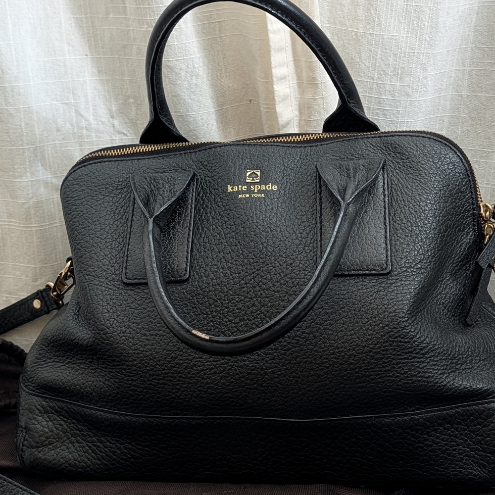 Kate Spade Black Leather Handbag